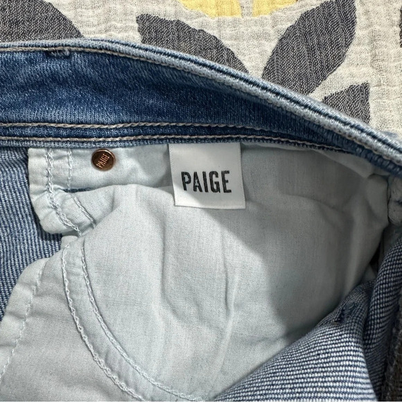 Paige Claudine high waist ankle flare jeans, size 30, distressed. spring, casual - Picture 6 of 13